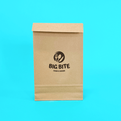 Customised Printed Brown Standard Duty Paper Mailing Bags - 260x70x410mm