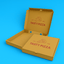 Customised Printed Brown 12 Inch Pizza Boxes - 305x305x38mm - Sample