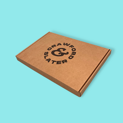 Customised Printed Brown Postal Boxes - 330x220x23mm