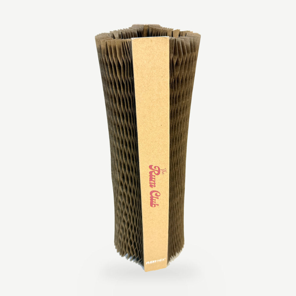Customised Printed Brown Flexi-Hex® Bottle Sleeves