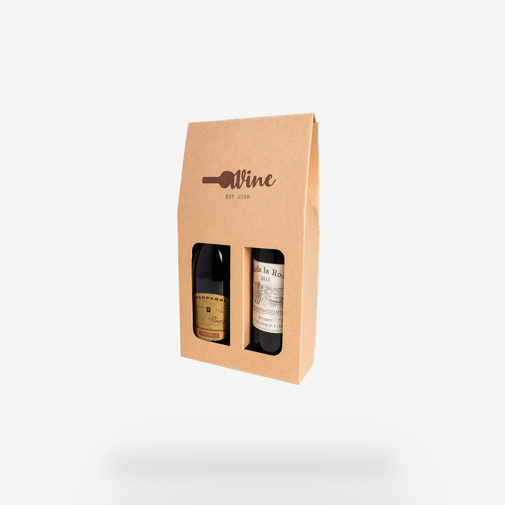 Customised Printed Brown Pinch Top Boxes
