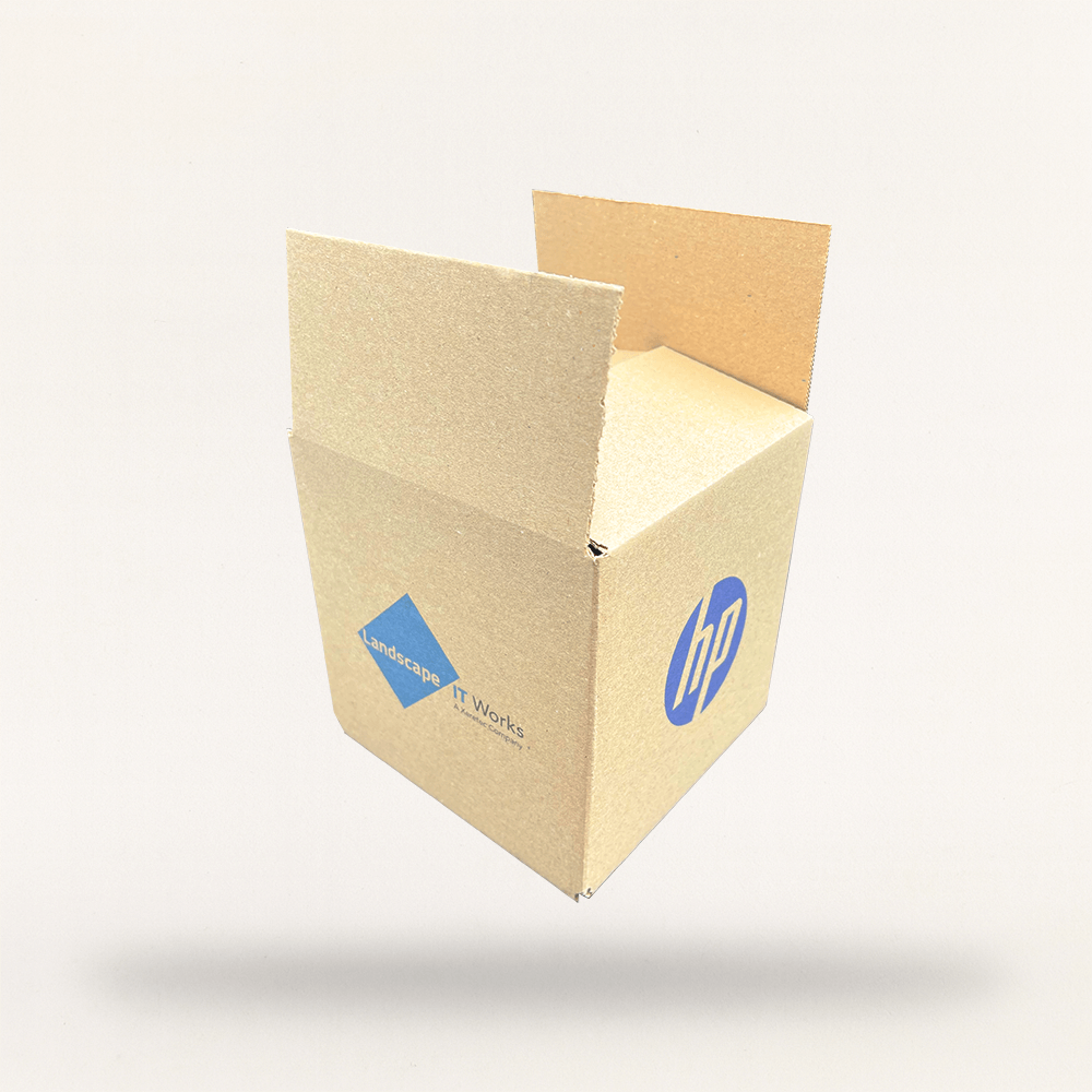 Customised Printed Single Wall Cardboard Boxes Printed Sample