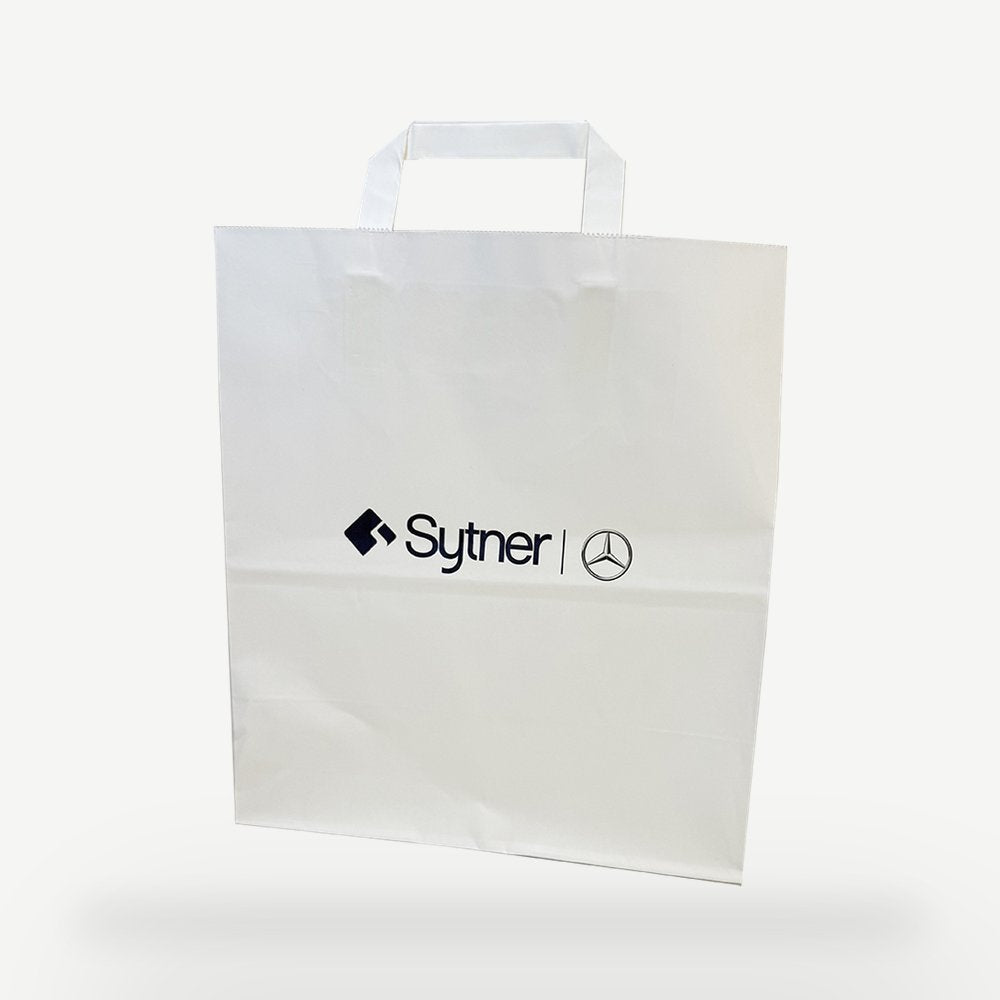 Customised Printed Tape Handle Paper Carrier Bags
