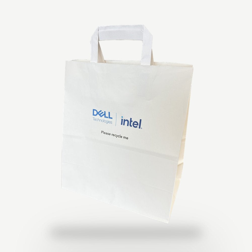 Customised Printed Tape Handle Paper Carrier Bags