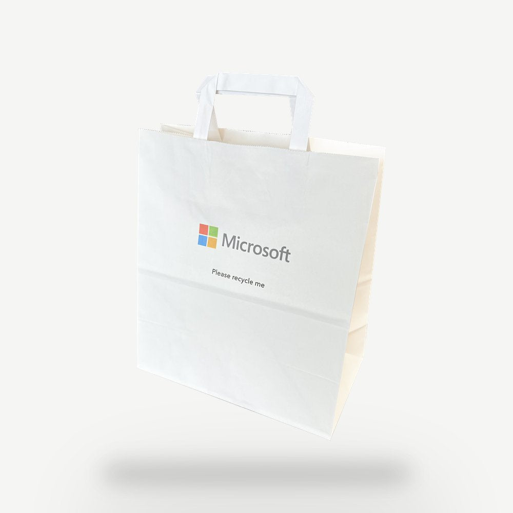 Customised Printed Tape Handle Paper Carrier Bags