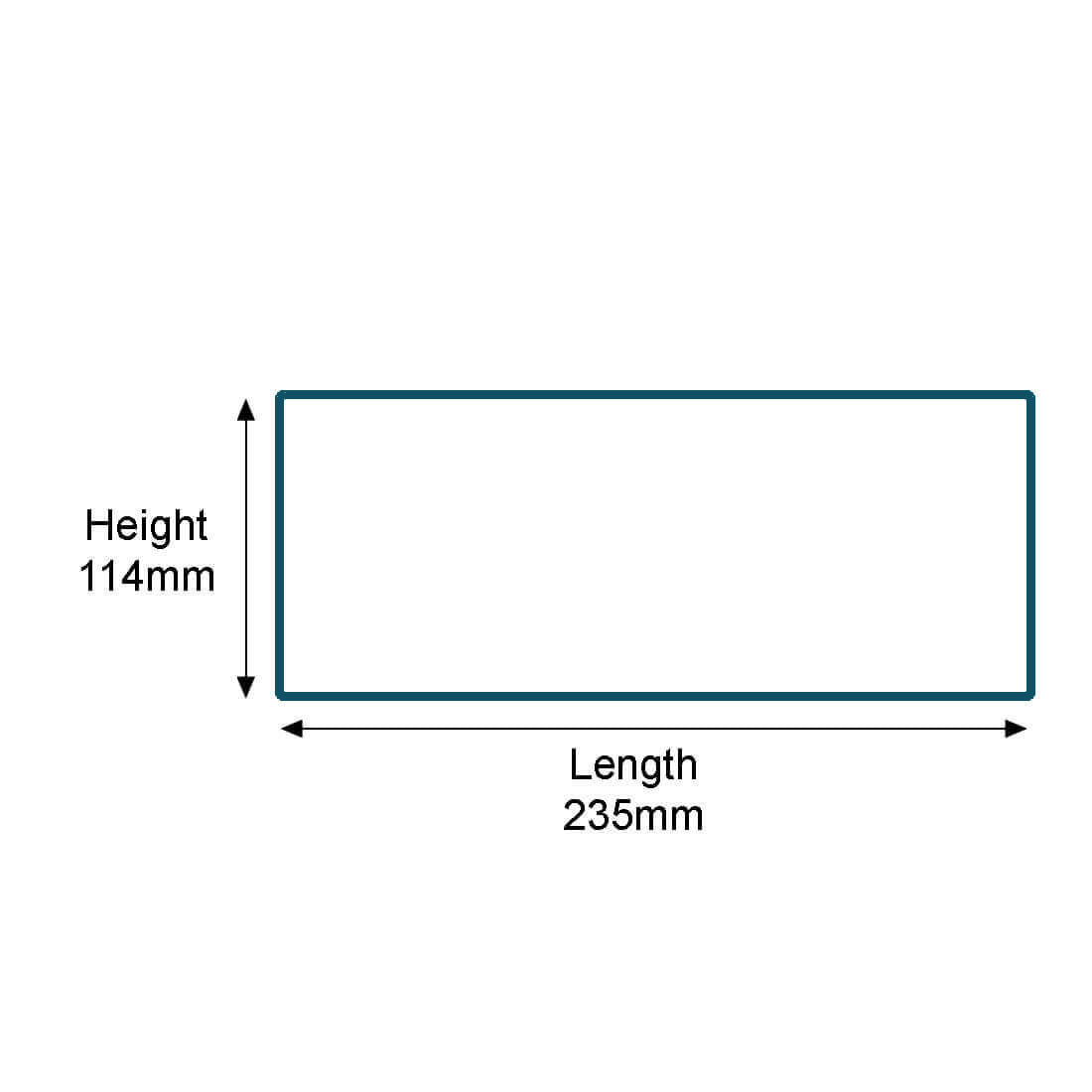 Customised Printed Gummed Folding Inserting Machine DL Non Windowed Envelopes - 114x235mm