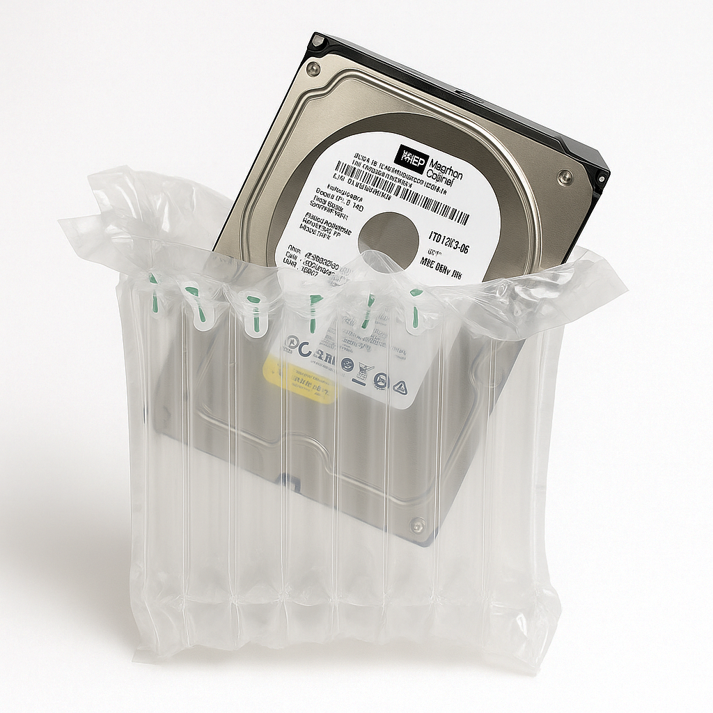 Mobile Phone &amp; Hard Drive Inflatable Air Packaging
