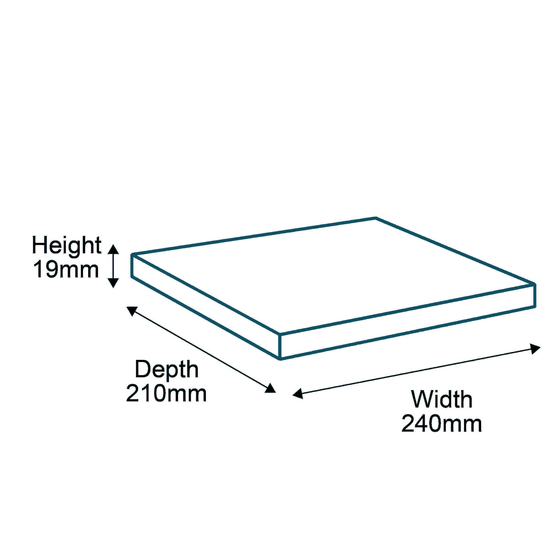 Customised Printed Brown Postal Boxes - 240x210x19mm - Sample