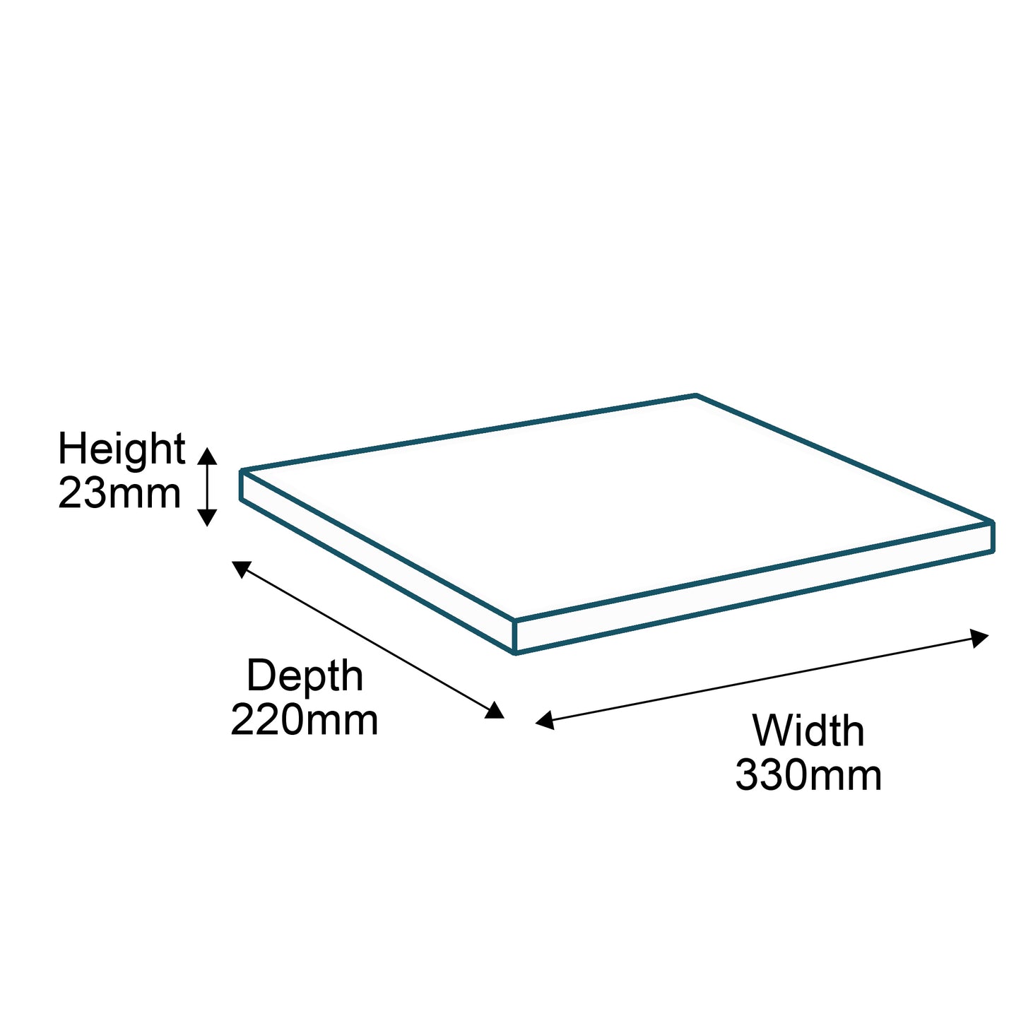 Customised Printed Brown Postal Boxes - 330x220x23mm - Sample