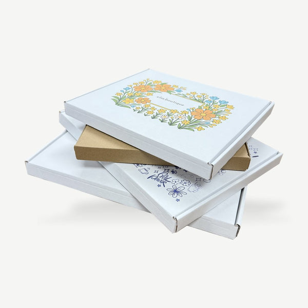 Customised Printed Large Letter Postal Boxes Printed Sample