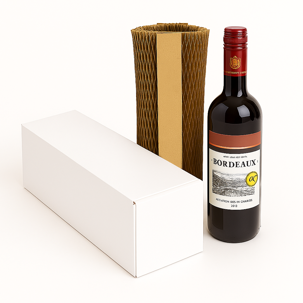 Single Bottle Flexi-Hex Sleeves Kit - Includes Flexi-Hex Bottle Sleeves &amp; White Postal Boxes
