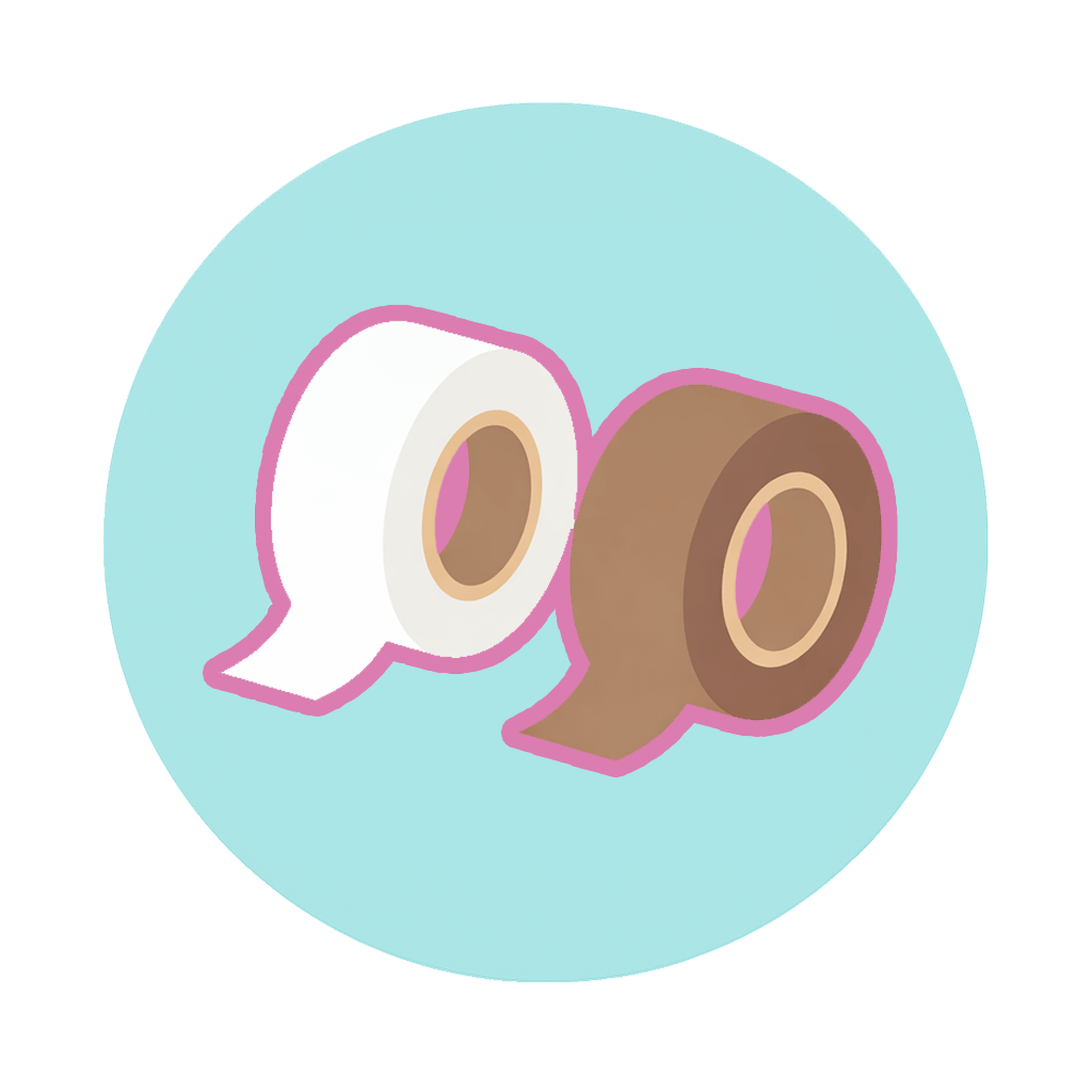 <strong>Kraft & White Tape Options</strong>