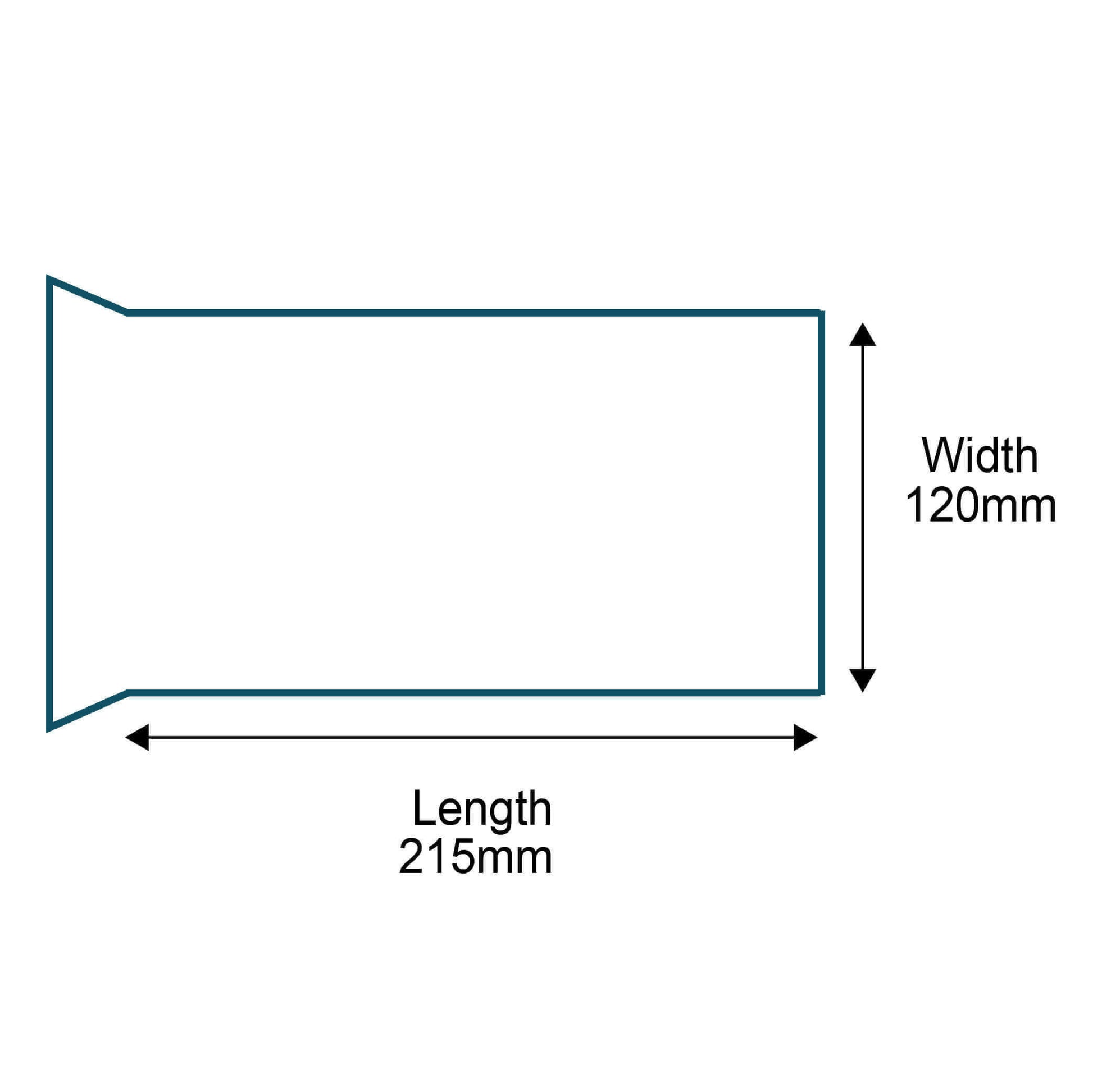 Customised Printed White Padded Envelopes - 120x215mm - Sample