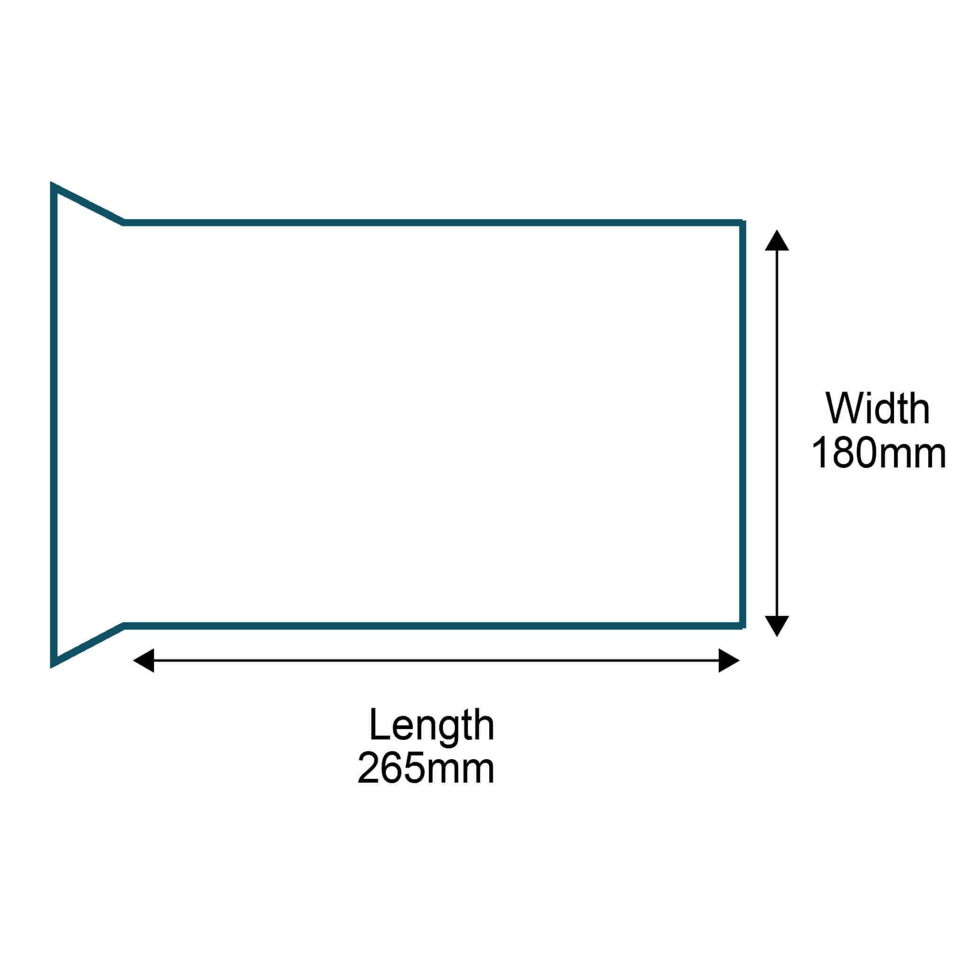 Customised Printed White Padded Envelopes - 180x265mm