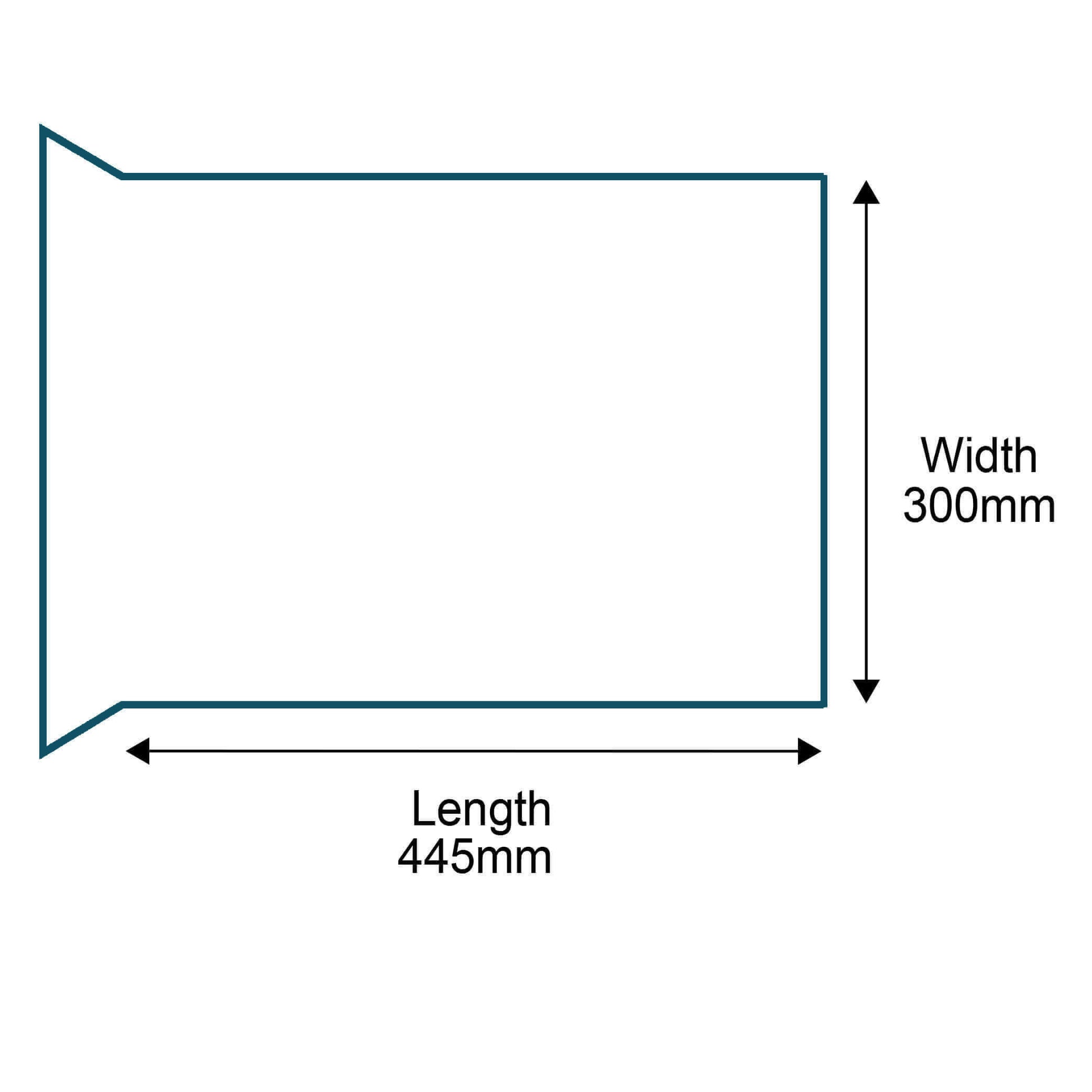 Customised Printed White Padded Envelopes - 300x445mm - Sample