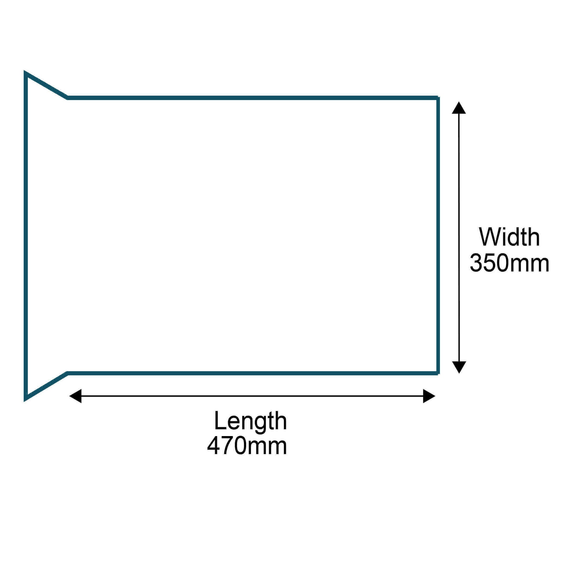 Customised Printed White Padded Envelopes - 350x470mm - Sample