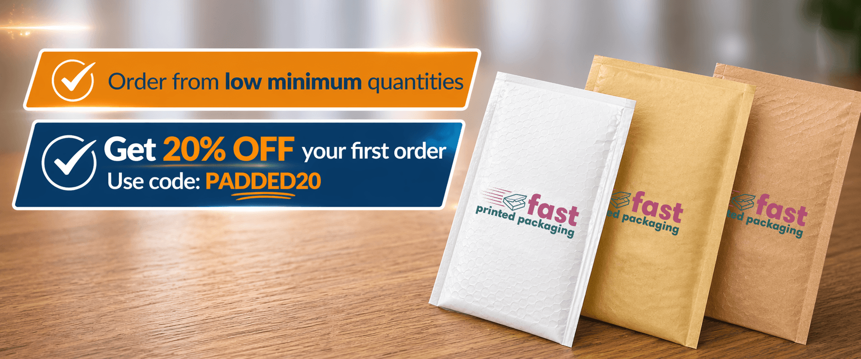 Custom Printed Padded Envelopes & Mailers
