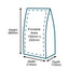 Customised Printed Brown Paper Bags - 215x90x385mm - Sample