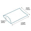 Customised Printed Brown DL Pillow Envelopes - 220x110x35mm - Sample