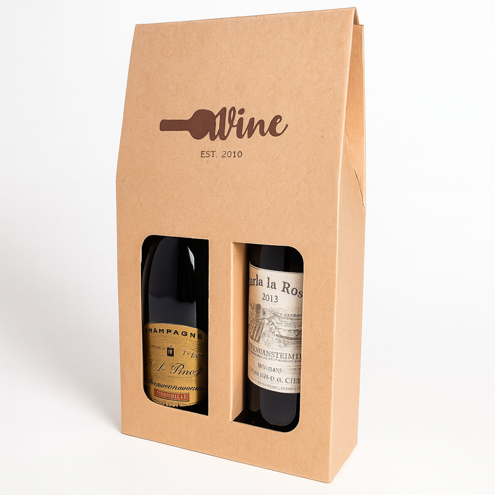 Customised Printed Brown Pinch Top Boxes