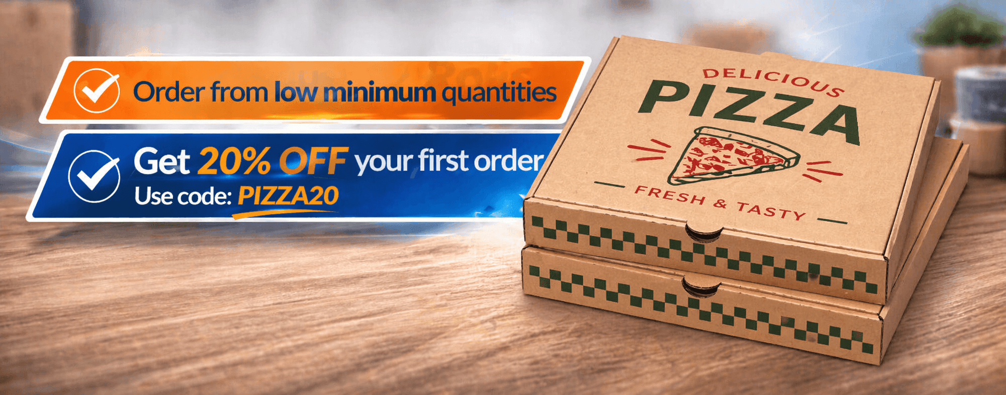 Custom Printed Pizza Boxes