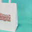 Customised Printed White Tape Handle Paper Carrier Bags - 203x127x254mm - Sample