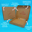 Customised Printed Brown 9 Inch Pizza Boxes - 229x229x38mm