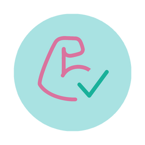 Secure eco material icon