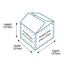 Customised Printed Brown Postal Boxes - 127x127x127mm