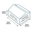 Customised Printed Brown Postal Boxes - 305x305x152mm
