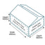 Customised Printed Brown Postal Boxes - 450x350x160mm - Sample