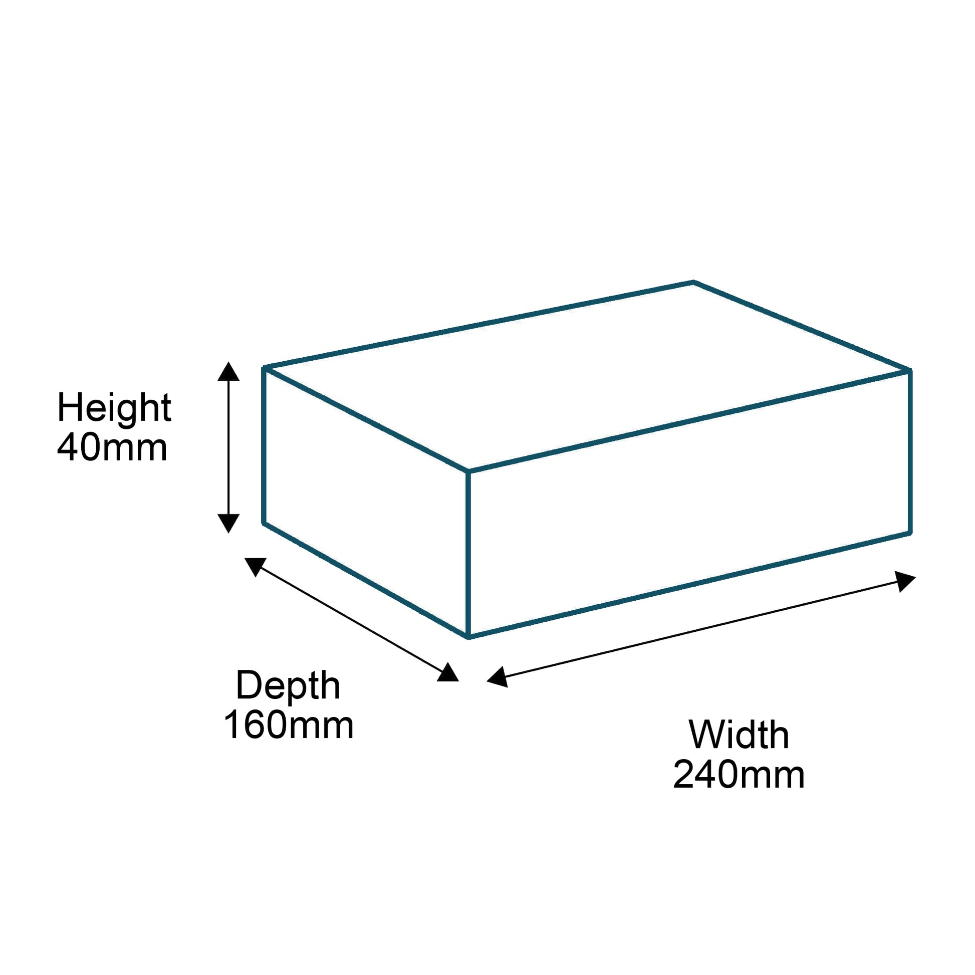 Customised Printed Brown Postal Boxes - 240x160x40mm