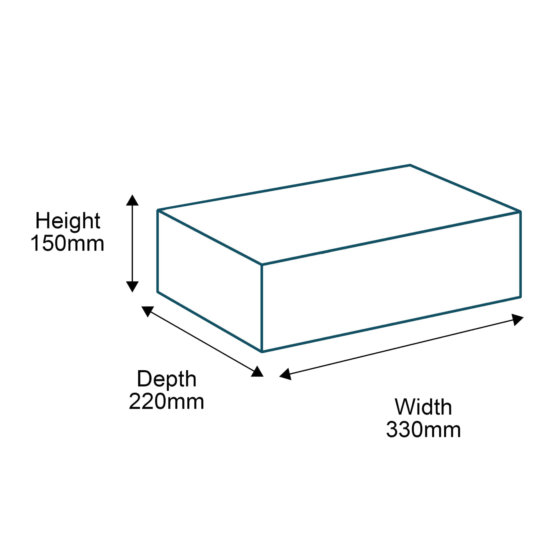 Customised Printed Brown Postal Boxes - 330x220x150mm - Sample