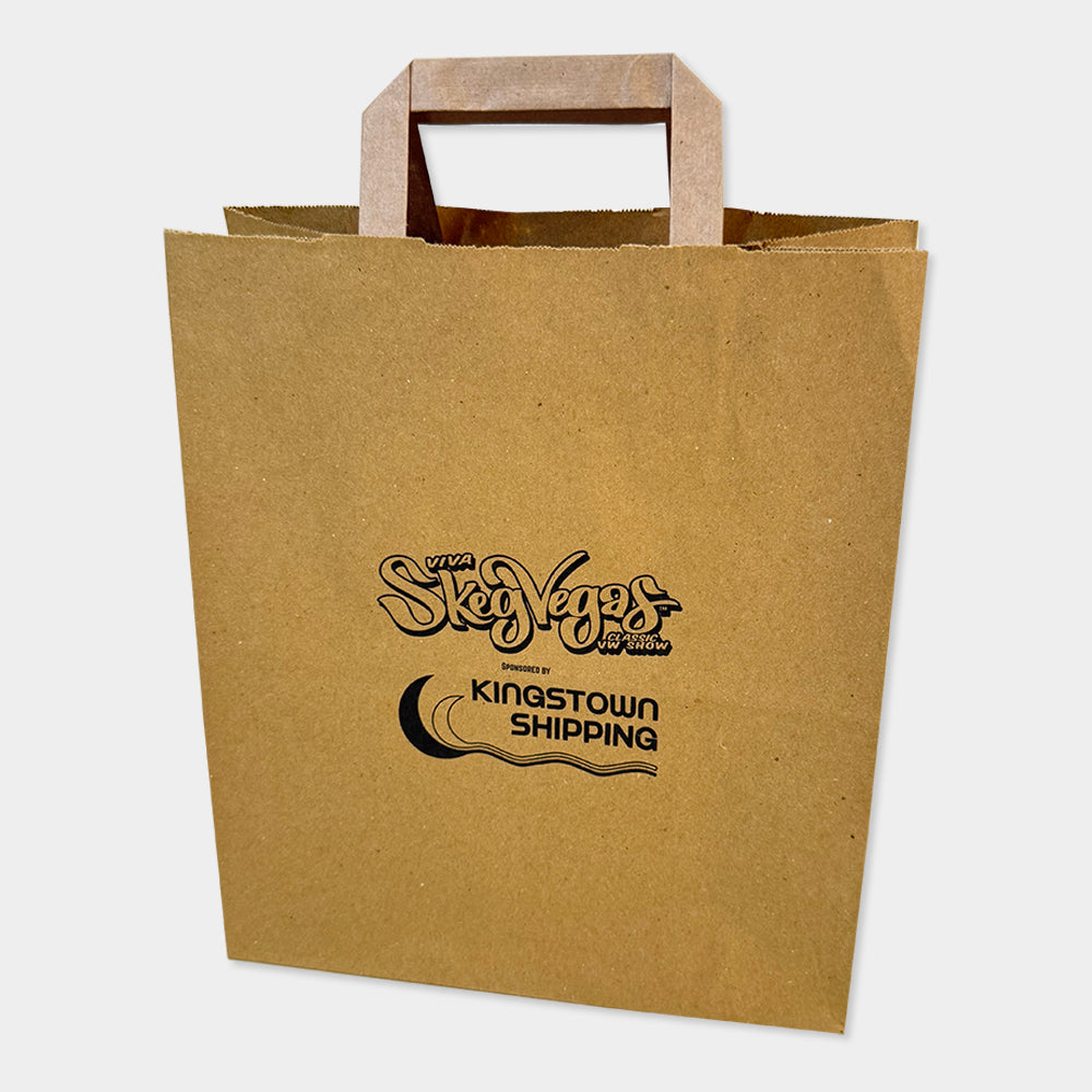 Customised Printed Tape Handle Paper Carrier Bags