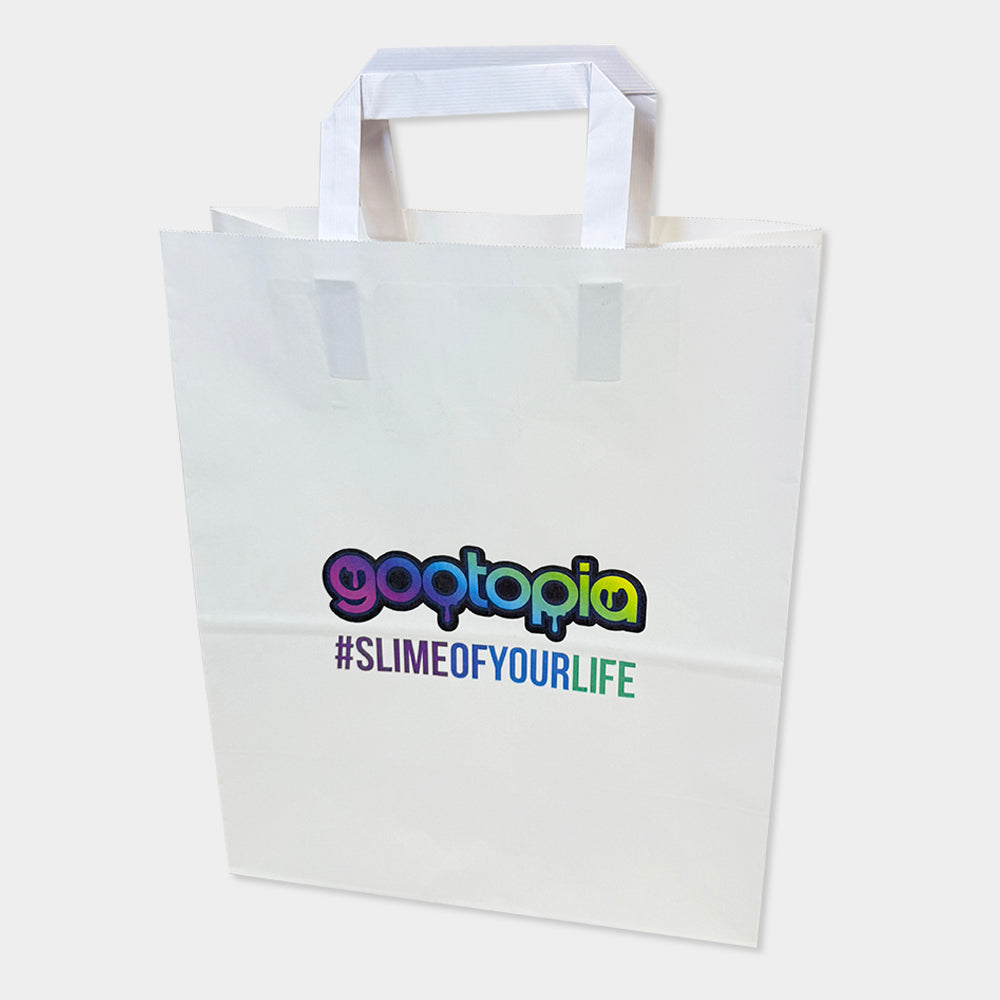 Customised Printed Tape Handle Paper Carrier Bags