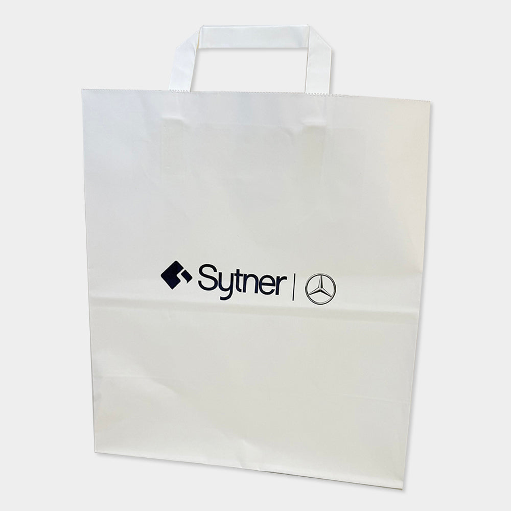 Customised Printed Tape Handle Paper Carrier Bags