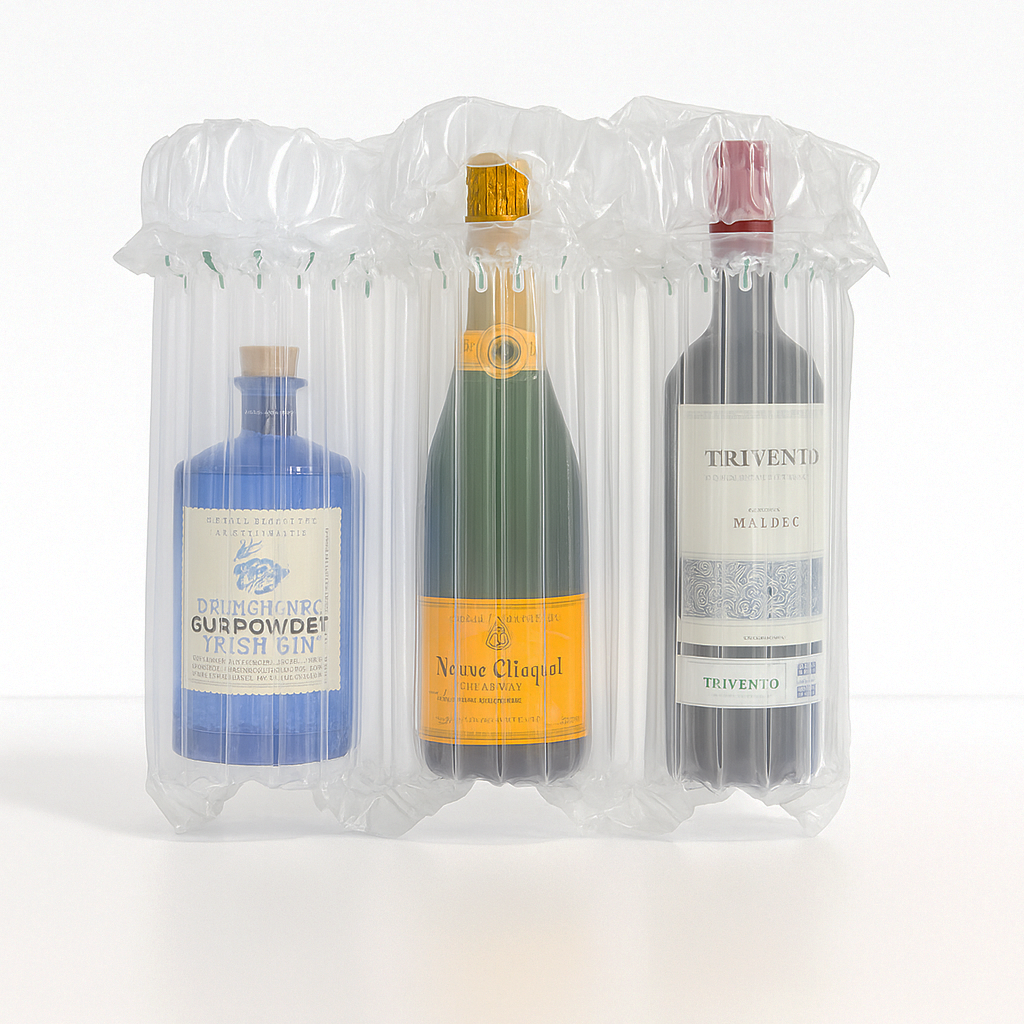 Triple Bottle Inflatable Air Packaging