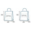 Customised Printed Brown Twist Handle Paper Carrier Bags - 240x110x310mm