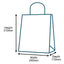 Customised Printed Brown Twist Handle Paper Carrier Bags - 240x110x310mm