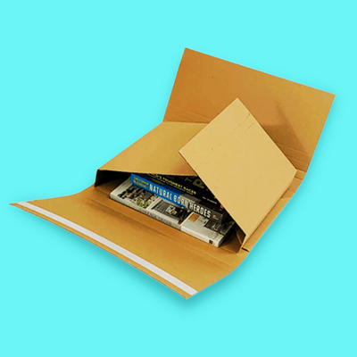 Customised Printed Twist Wrap Mailers - 305x203x80mm