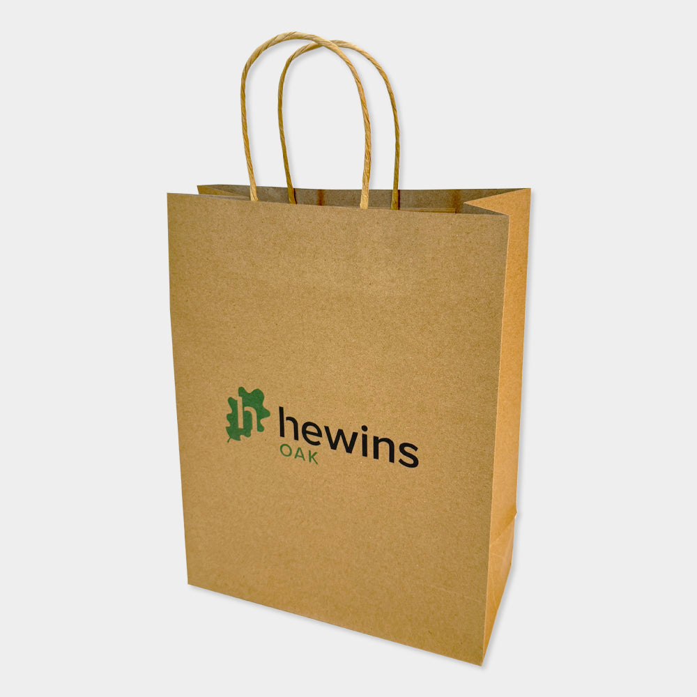 Customised Printed Twist Handle Paper Carrier Bags