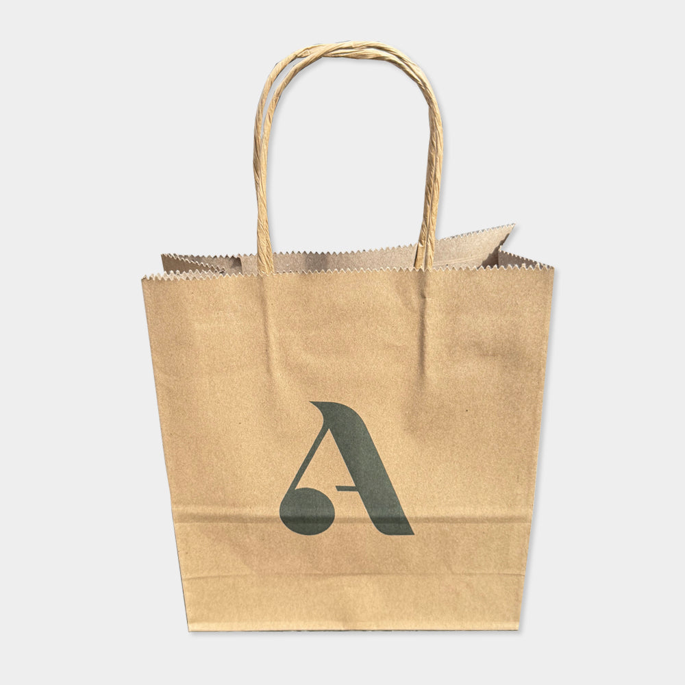 Customised Printed Twist Handle Paper Carrier Bags