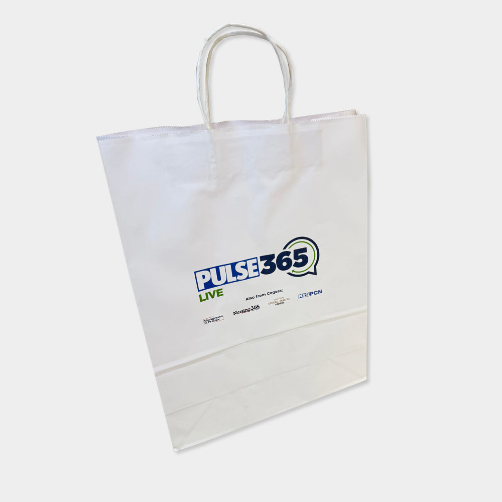 Customised Printed Twist Handle Paper Carrier Bags