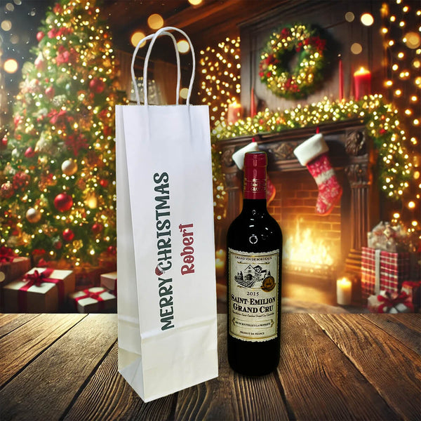 Personalised Bespoke Wine Bottle Bag Unique Gift Idea