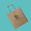 Customised Printed Brown Twist Handle Paper Carrier Bags - 320x140x420mm - Sample