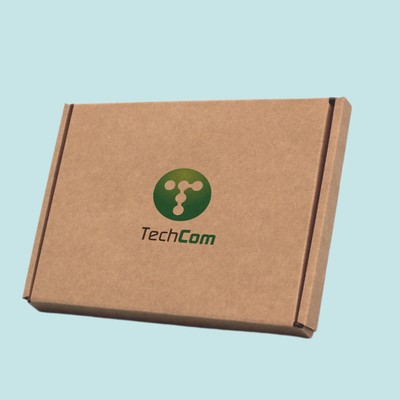 Customised Printed Brown Postal Boxes - 225x160x19mm
