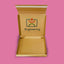 Customised Printed Brown Postal Boxes - 240x210x19mm