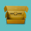 Customised Printed Brown Postal Boxes - 340x110x110mm - Sample