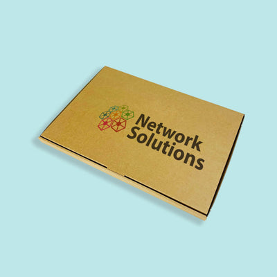 Customised Printed Brown Postal Boxes - 344x235x17mm