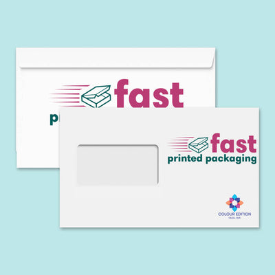 Customised Printed Gummed Folding Inserting Machine C5 High Windowed Envelopes - 162x235mm - Sample